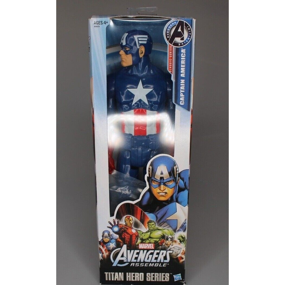 Marvel Avengers Assemble Captain America 12” Action Figure Titan Hero Series NEW